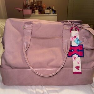 BEIS Atlas Pink Travel Bag (luggage tag not included)